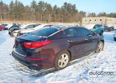 2014 Kia Optima Lx из США, поврежденный, VIN 5XXGM4A70EG294835